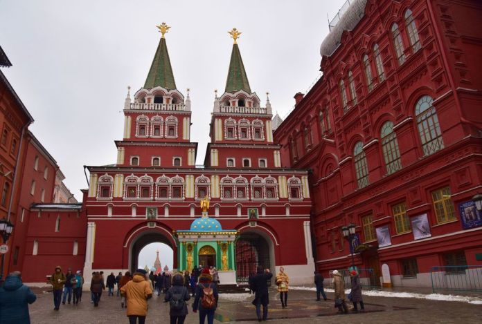 porte de la résurrection moscou moscow russie russia