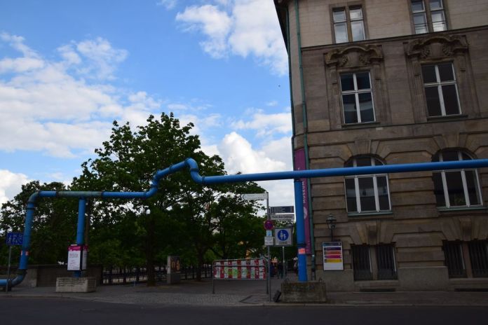 tuyaux bleus Berlin