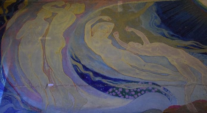 fresque crématoire la chaux de fonds suisse switzerland