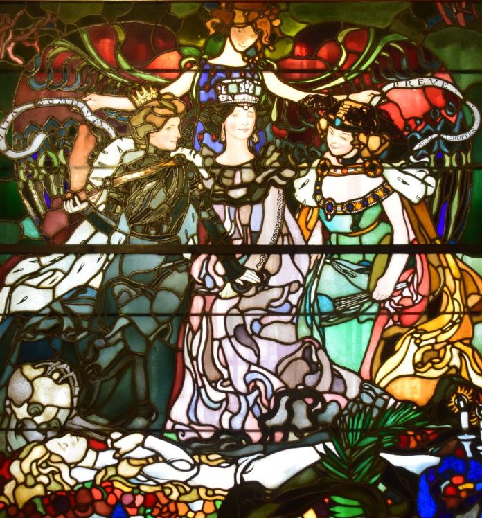 vitrail Maison Mehoffer Cracovie