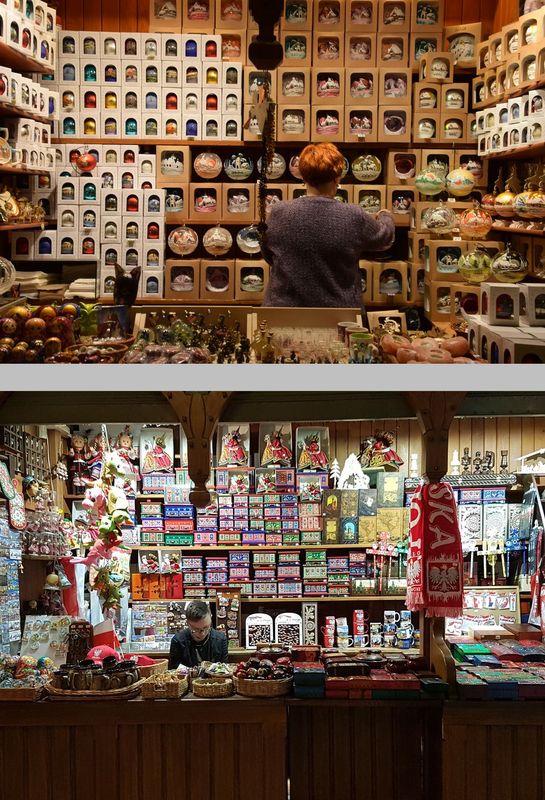 boutiques de la Halle aux draps cracovie