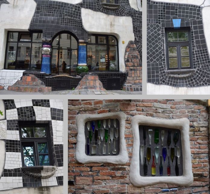 détails fenêtres décors Kunst Haus vienne