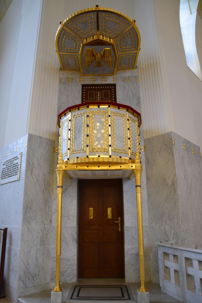chaire église steinhof vienne