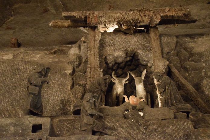 crèche chapelle sainte kinga Wielickza