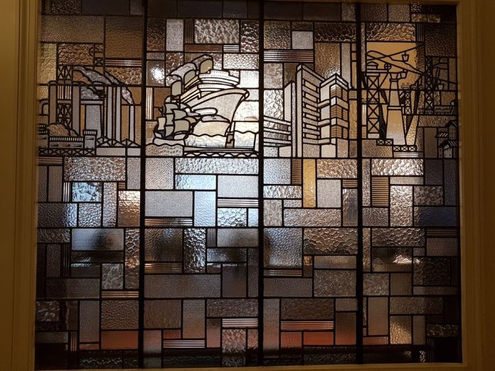 vitrail art déco carlton bilbao