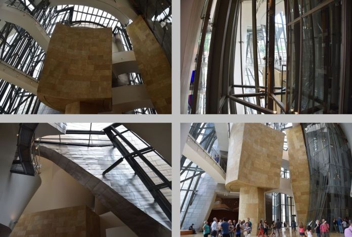 intérieur du guggenheim bilbao