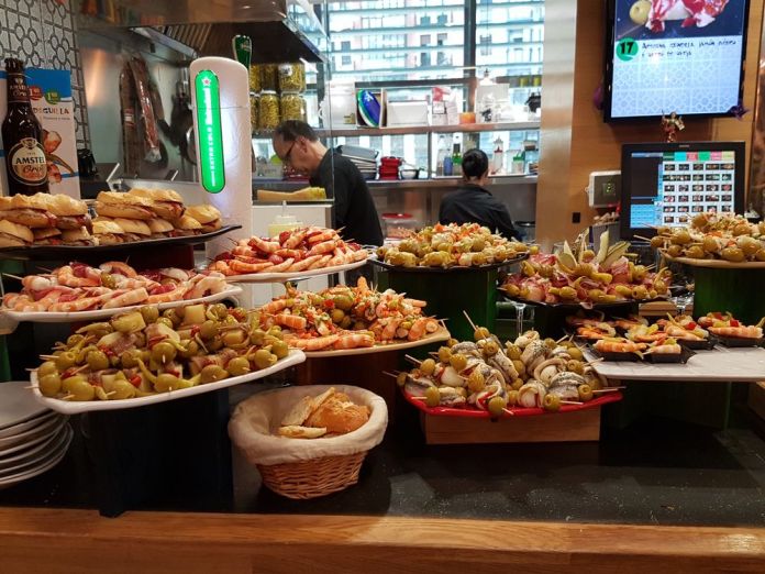 pintxos marché de la ribera bilbao