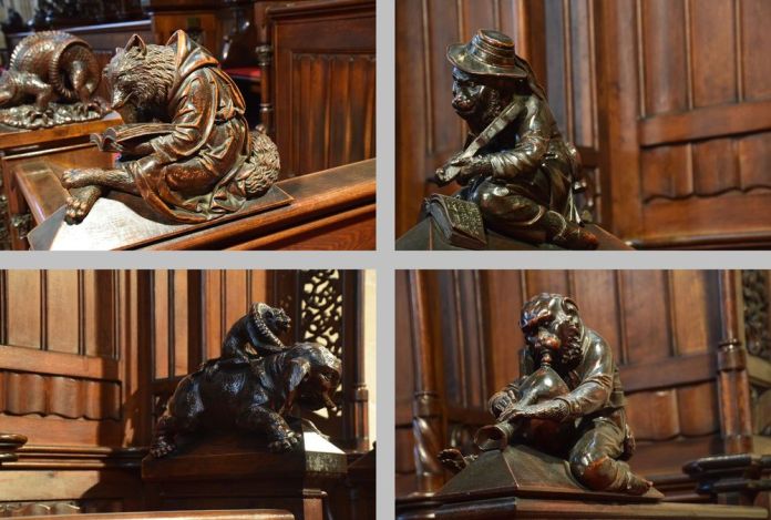 décors animaliers cathédrale Bratislava