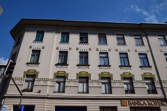autre exemple art nouveau Ljubljana