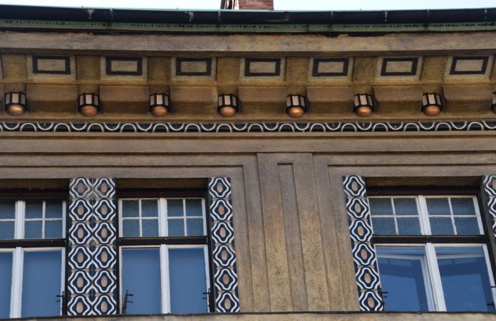 raffinement détails de l'avant-toit maison allemande ljubljana