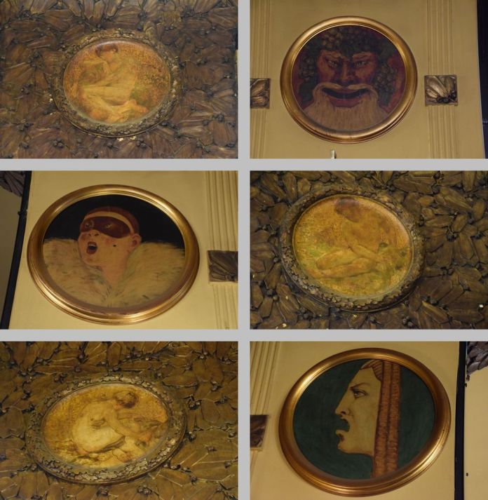 détails décors caffè san marco trieste