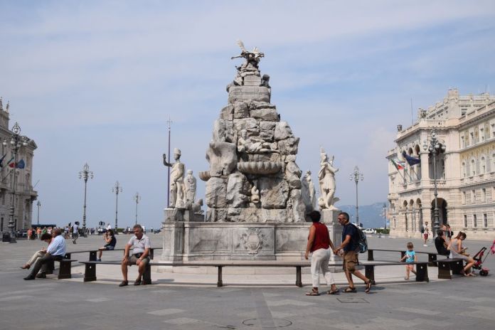 fontaine des quatre continents trieste