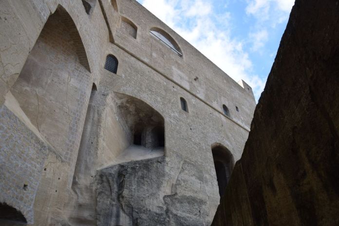 Sant'Elmo forteresse impressionnante Naples