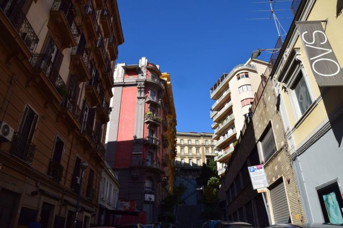 partie basse Palazzo Acquaviva Coppola Naples