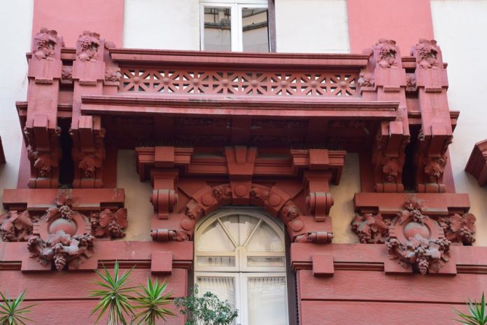 décor de vignes palazzo Leonetti Naples