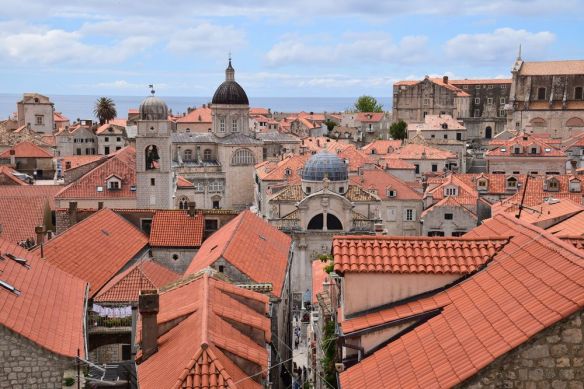 vue d'ensemble de dubrovnik depuis les remparts