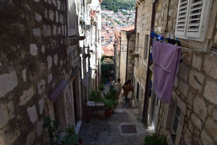 ruelle étroite dubrovnik