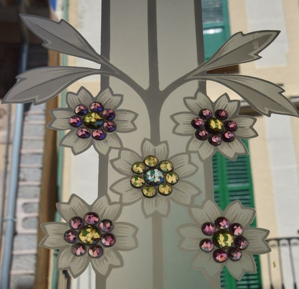 perles de couleur en relief