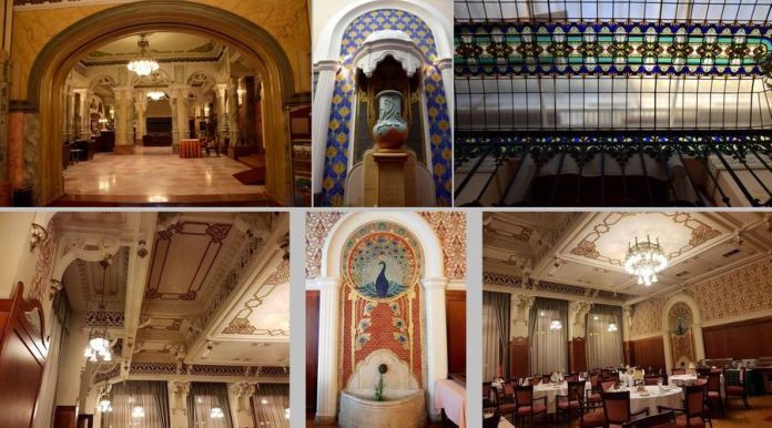 décors grand hôtel palatinus pécs