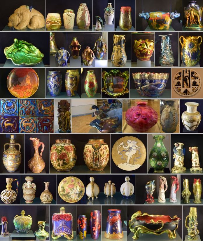 choix zsolnay différent musées zsolnay pecs