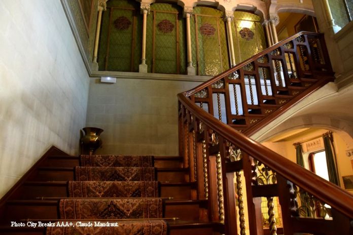 cage d'escalier Casa Alegre de Sagrera