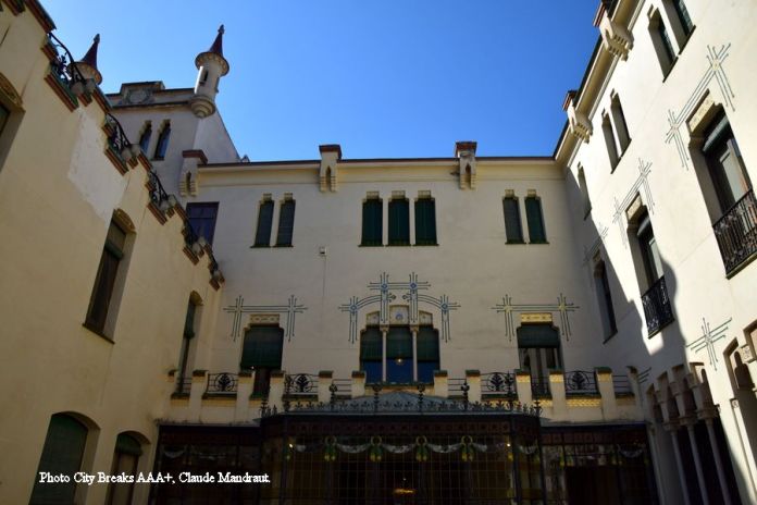 façade arrière casa alegre de sagrera terrassa