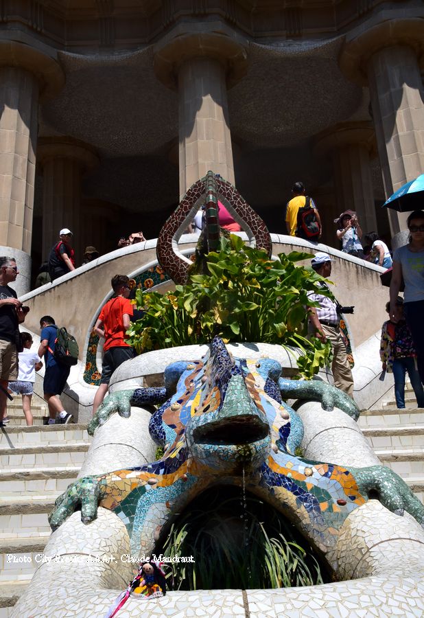 célèbre salamandre Park Güell