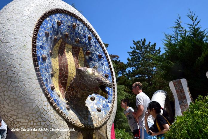 fontaine en trencadis Park Güell