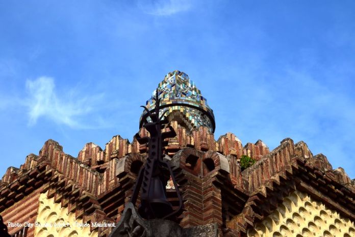 toit de la maison du gardien Pavillons Güell