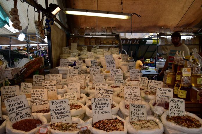 Padoue, Padova, Italie, Italy, marché, risotto