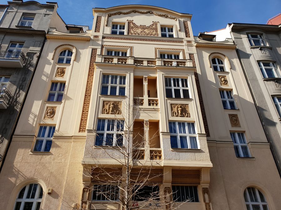 Prague, Sgraffite, ArtNouveau