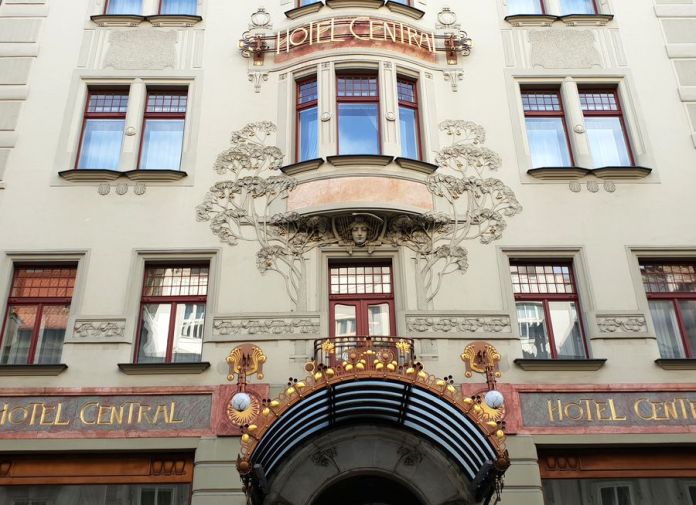 Prague, K+K, HôtelCentral, Artnouveau