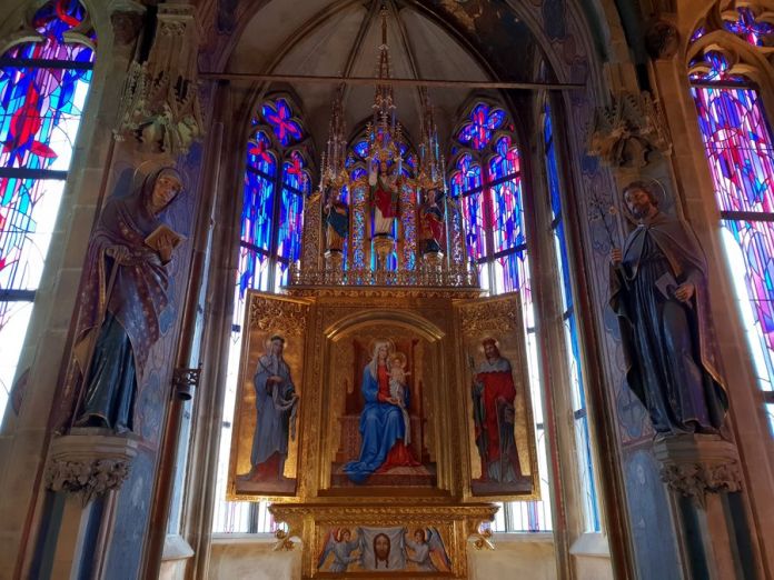 Prague, chapelle, Hôtel de Ville