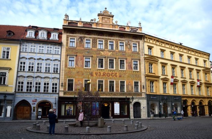 Prague, façade, Rott