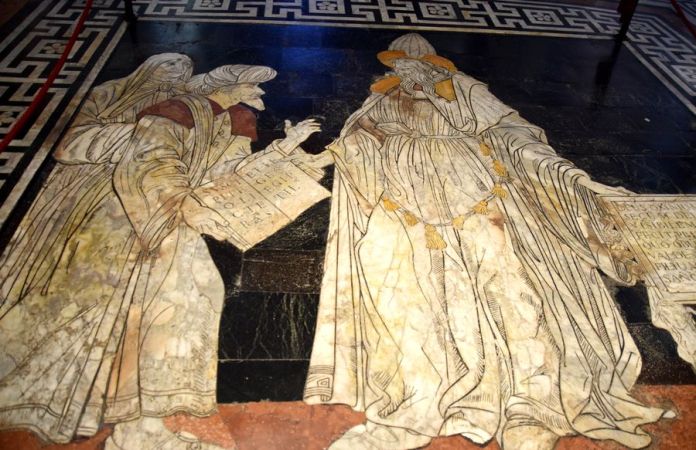 sol de la cathédrale