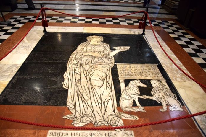 sol de la cathédrale